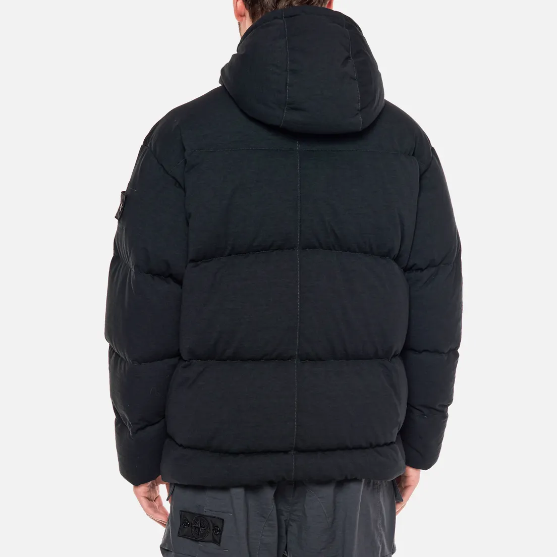 Stone Island Shadow Project Мужской пуховик High Density R-Nylon Jersey Garment Dyed Chapter 2