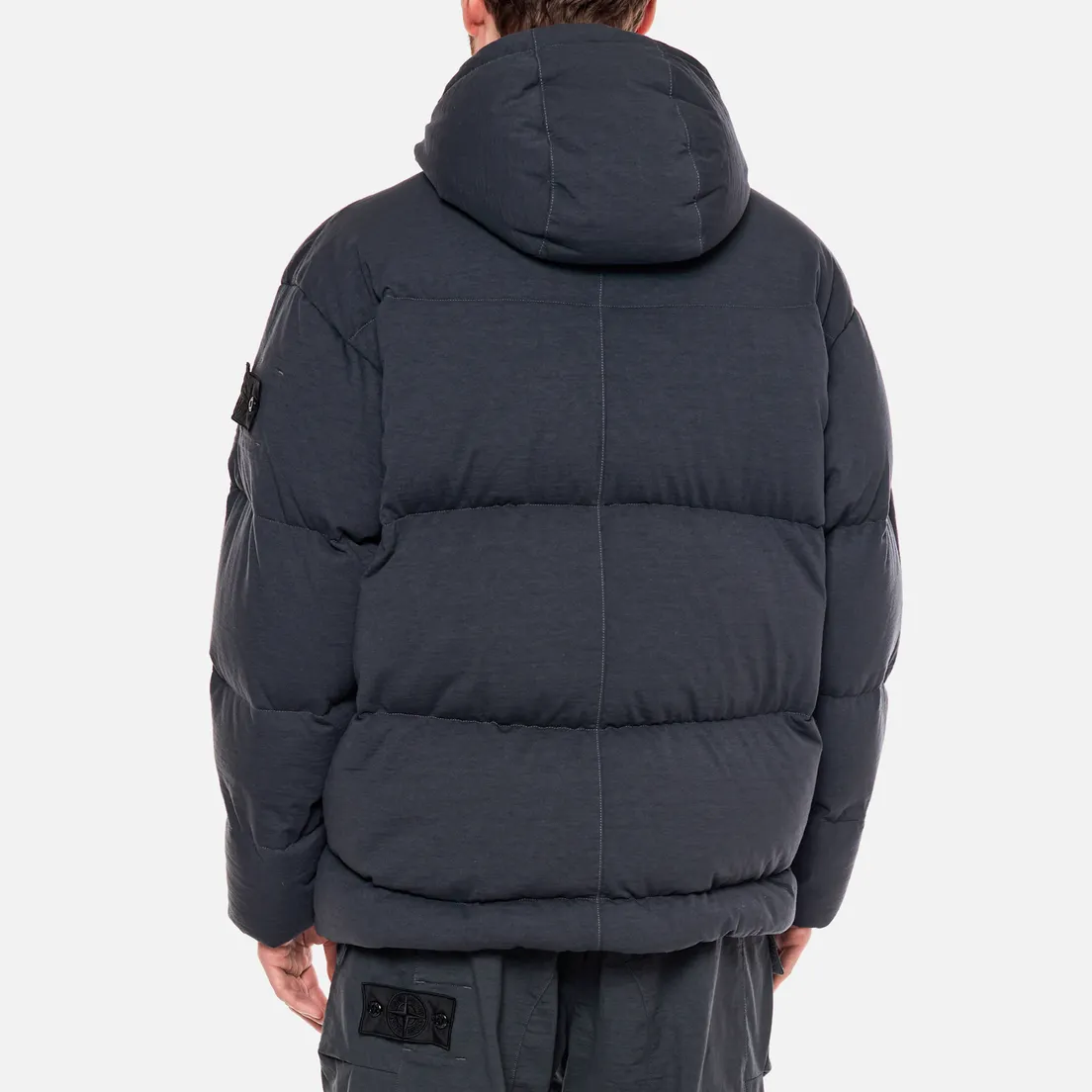 Stone Island Shadow Project Мужской пуховик High Density R-Nylon Jersey Garment Dyed Chapter 2