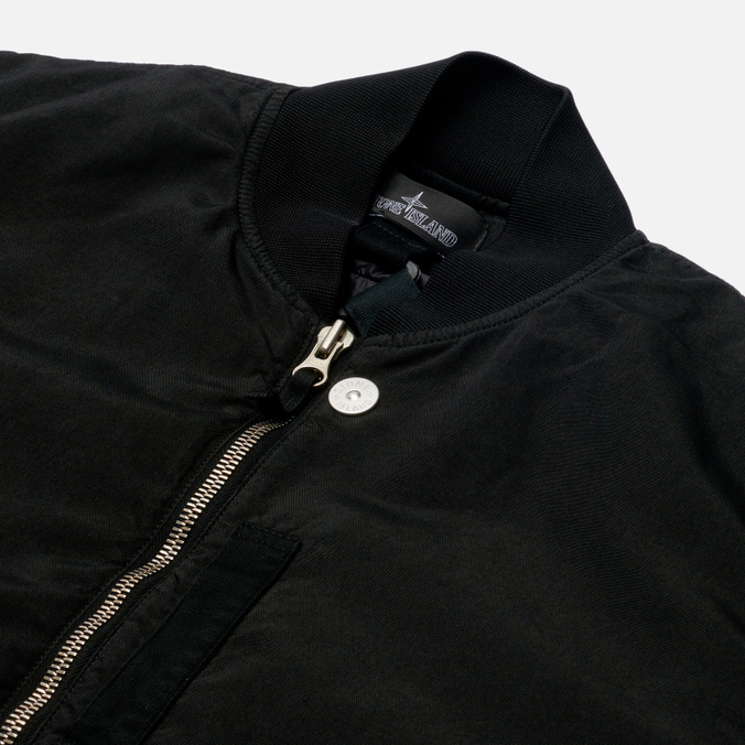 Мужская куртка бомбер Stone Island Shadow Project, цвет чёрный, размер S 751940706.V2029 Hollowcore Poly Light Garment Dyed Chapter 2 - фото 2