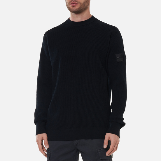 Мужской свитер Stone Island Shadow Project Classic Crew Neck Regular Fit Black