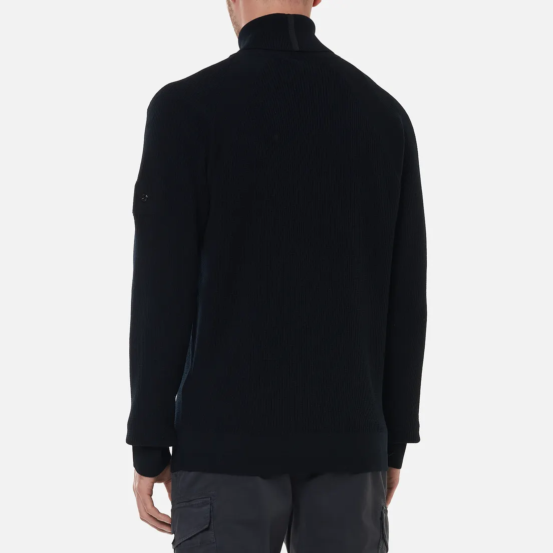 Stone Island Shadow Project Мужской свитер Classic Collar High Neck Regular Fit