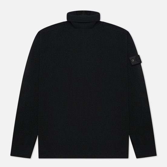 Мужской свитер Stone Island Shadow Project Classic Collar High Neck Regular Fit Antracite