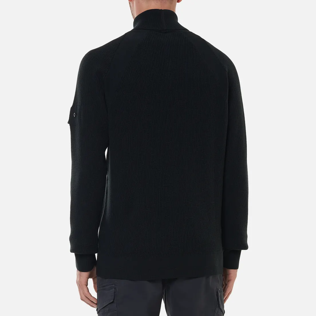 Stone Island Shadow Project Мужской свитер Classic Collar High Neck Regular Fit