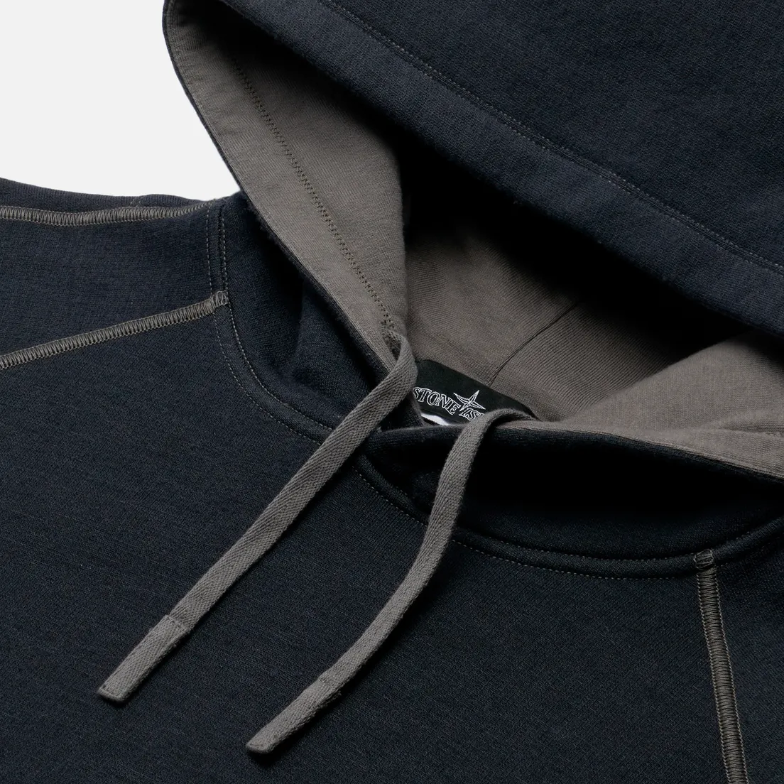 Stone Island Shadow Project Мужская толстовка Wool Cotton Felpa Garment Dyed Chapter 2