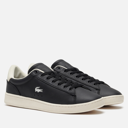 Мужские кроссовки Lacoste Carnaby Set, цвет чёрный, размер 44.5 EU