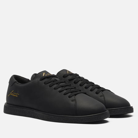 Мужские кроссовки Lacoste Linecourt Leather, цвет чёрный, размер 45 EU