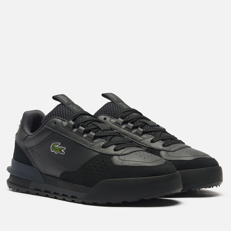 Мужские кроссовки Lacoste Slam Break Leather, цвет чёрный, размер 44 EU