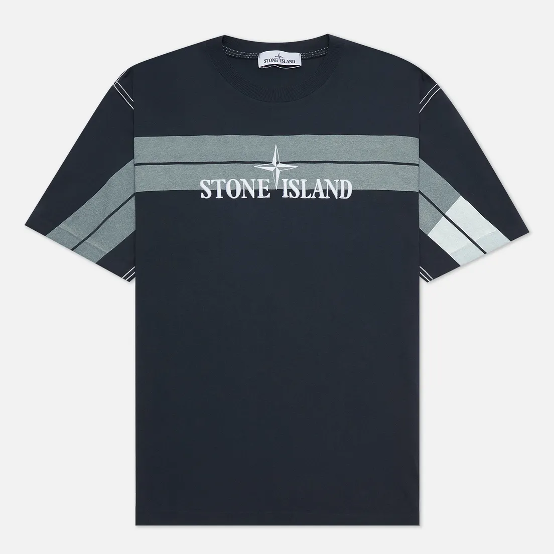 Stone Island Мужская футболка Inverse Stripe One