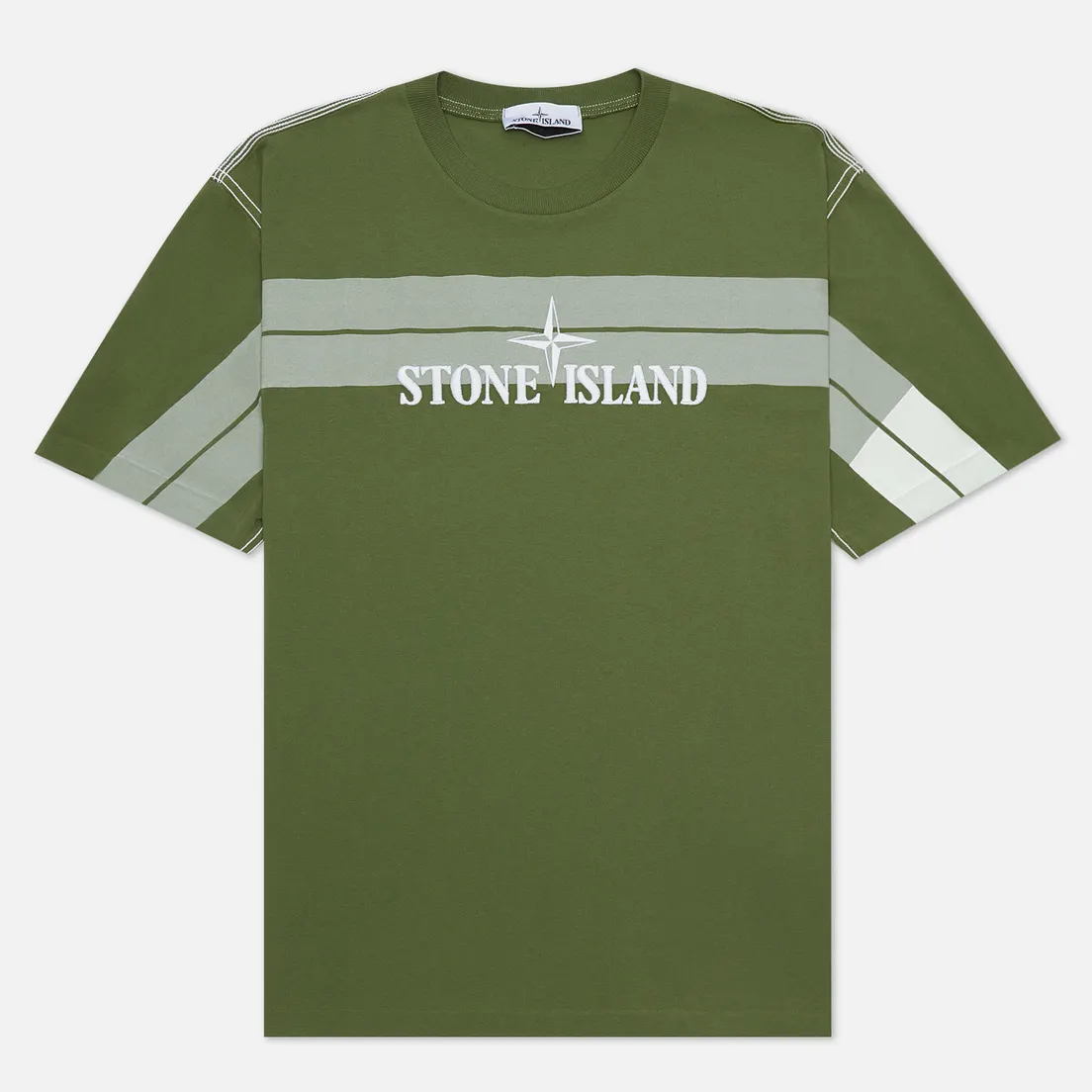 Stone Island Мужская футболка Inverse Stripe One