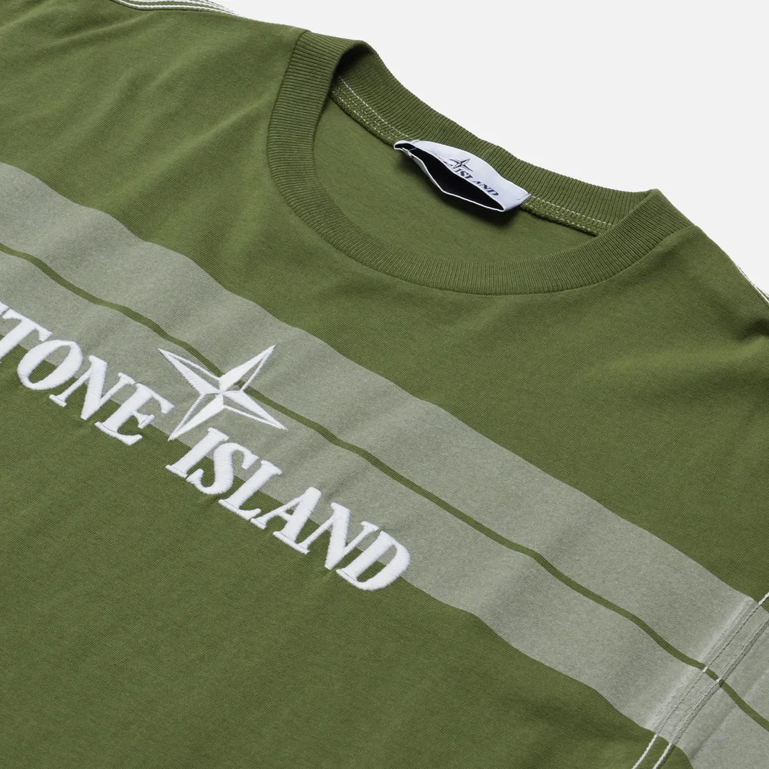 Stone Island Мужская футболка Inverse Stripe One