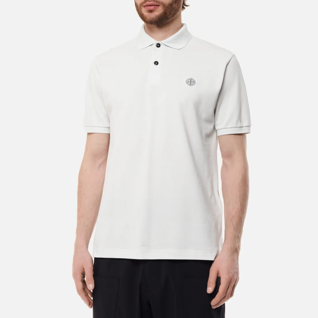 Stone Island Мужское поло Cotton Pique Regular Fit