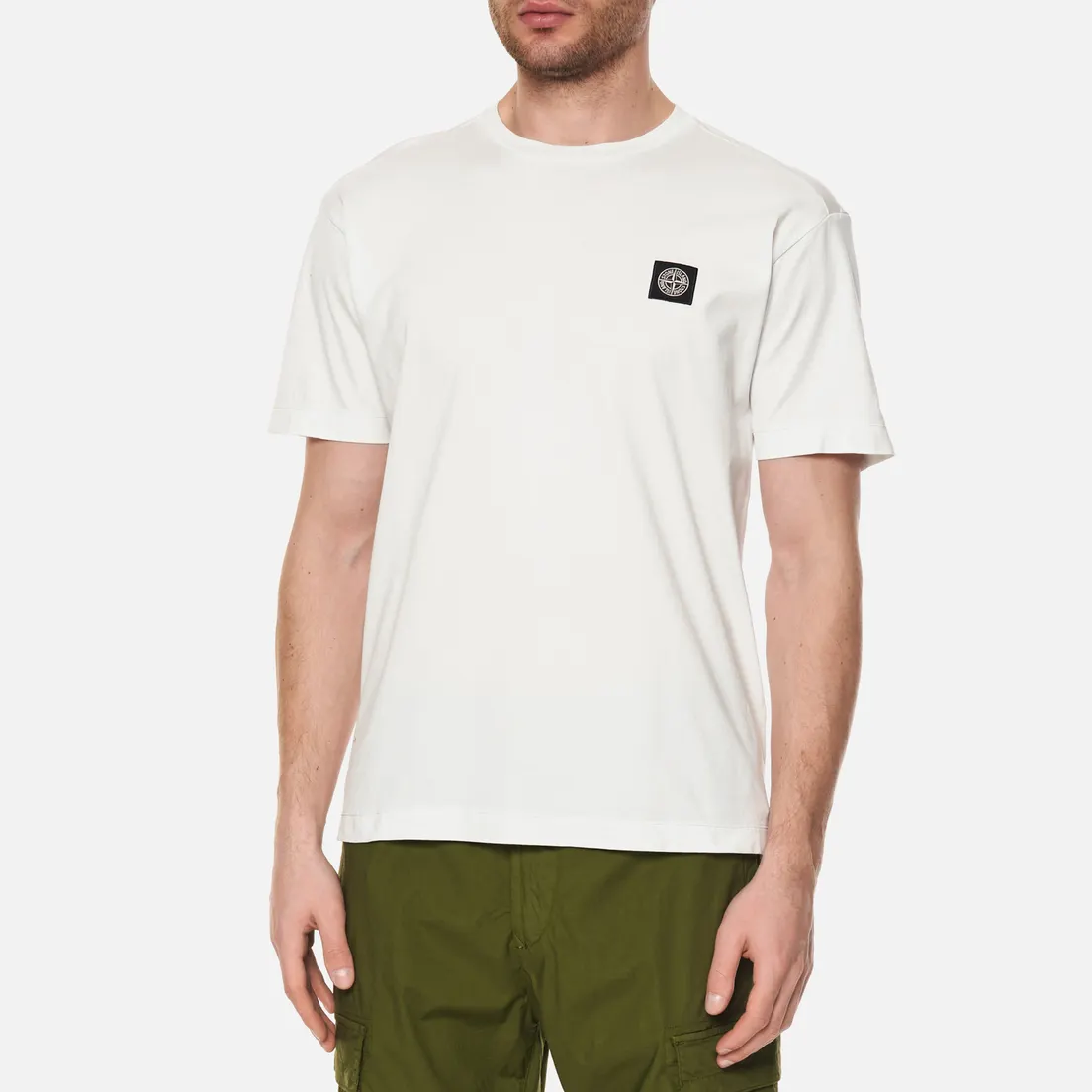 Stone Island Мужская футболка Small Logo Patch