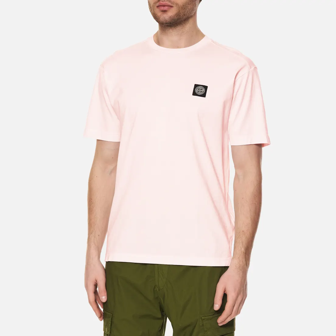 Stone Island Мужская футболка Small Logo Patch