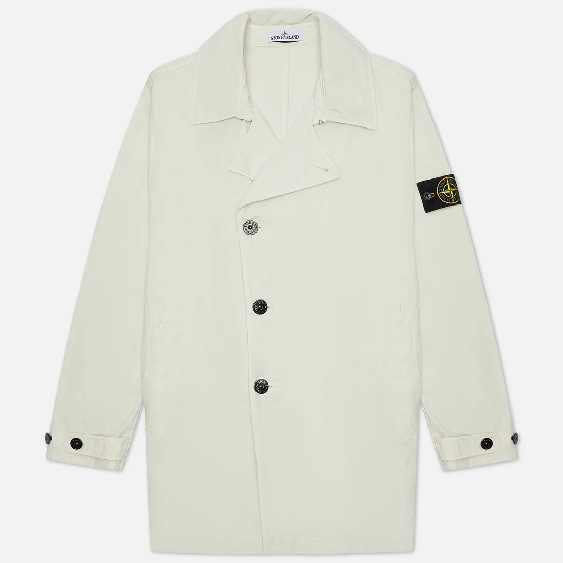 Stone Island Мужской тренчкот Nylon Cotton Batavia 2/2-TC Garment Dyed