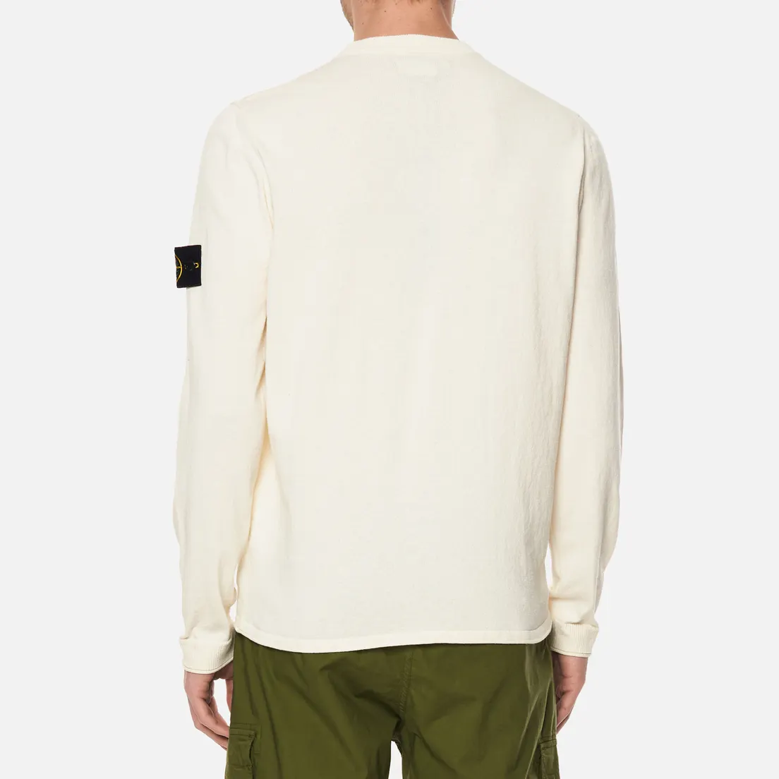 Stone Island Мужской свитер Basic Crew Neck Cotton Knit