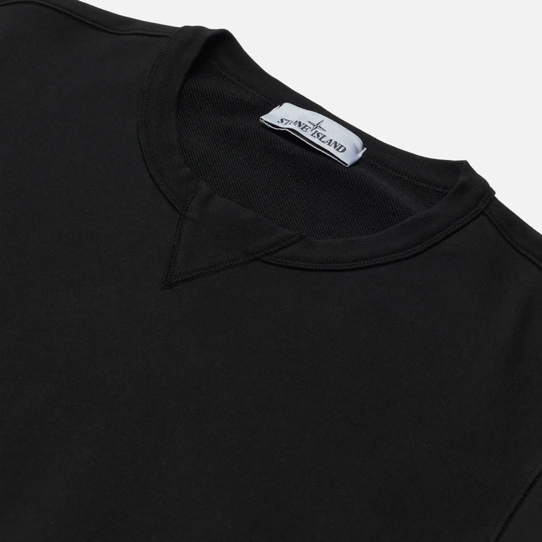 Stone Island Мужская толстовка Garment Dyed Cotton Fleece Pocket Sleeve