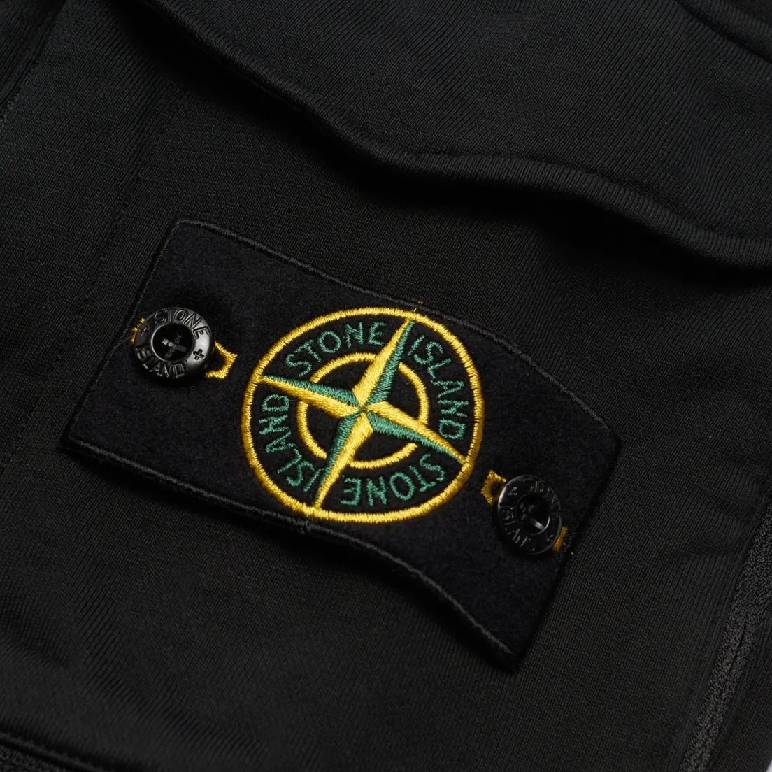 Stone Island Мужская толстовка Garment Dyed Cotton Fleece Pocket Sleeve