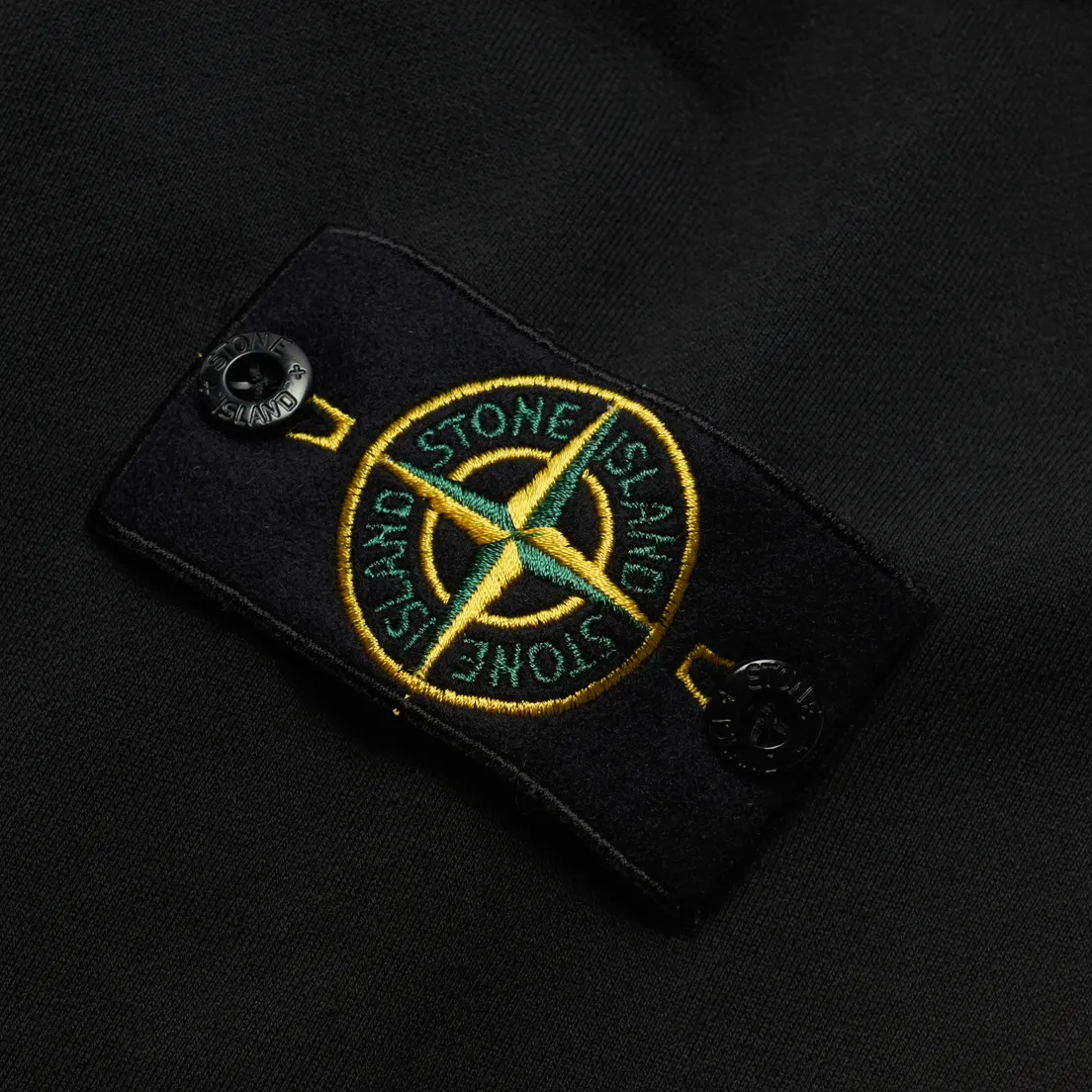 Stone Island Мужская толстовка Half-Zip Cotton Fleece Garment Dyed
