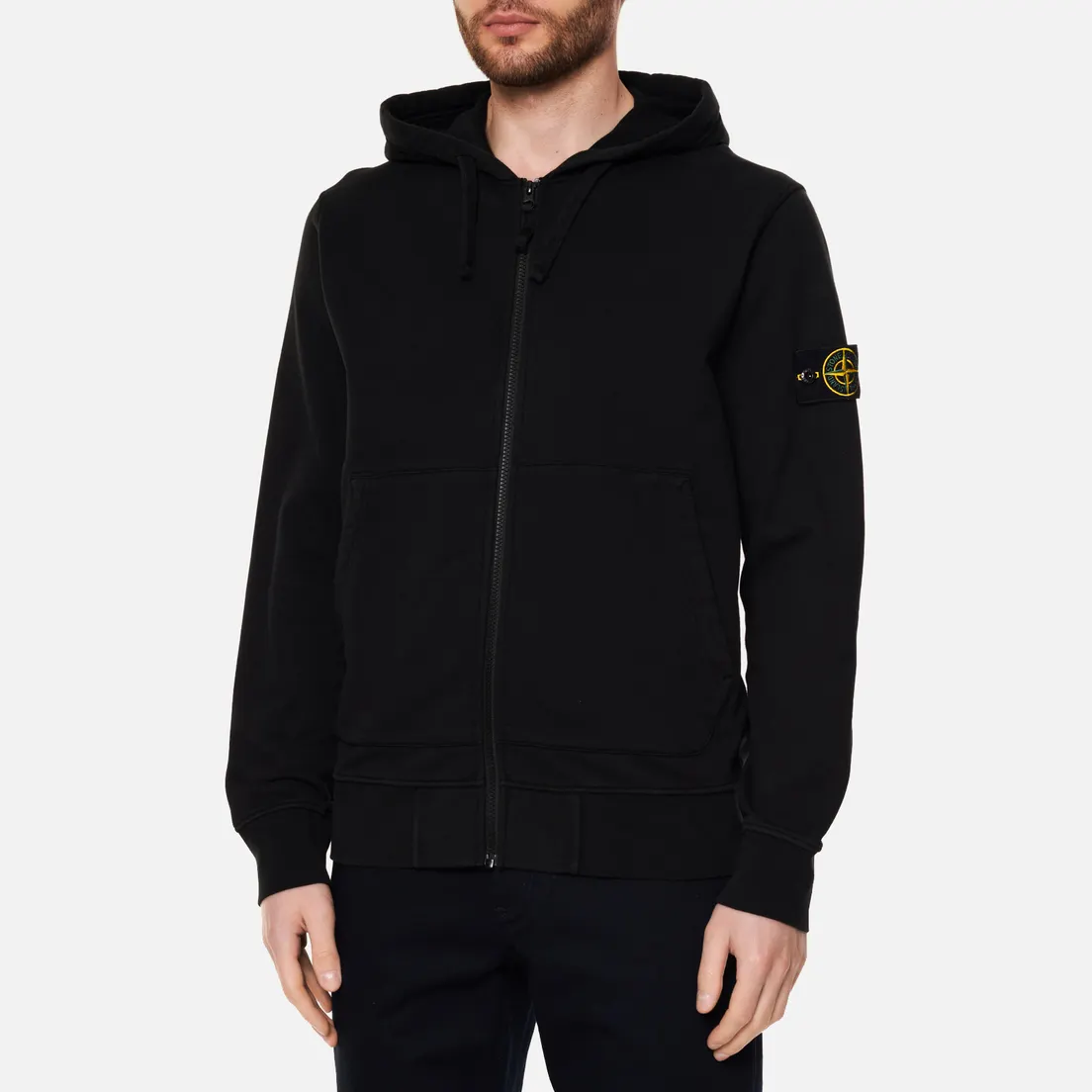 Stone Island Мужская толстовка Classic Fleece Full Zip Hoodie