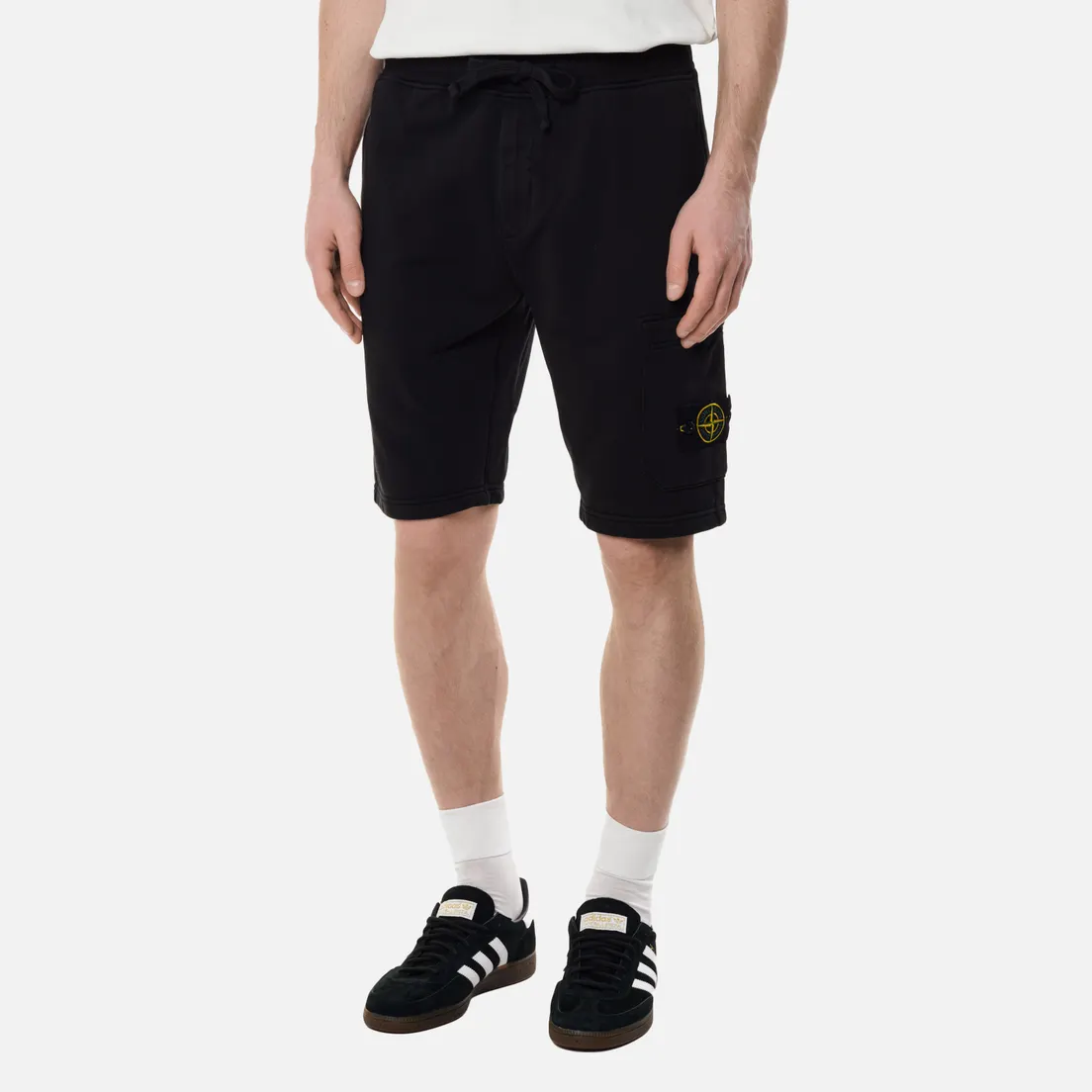 Stone Island Мужские шорты Bermuda Garment Dyed Cotton Fleece