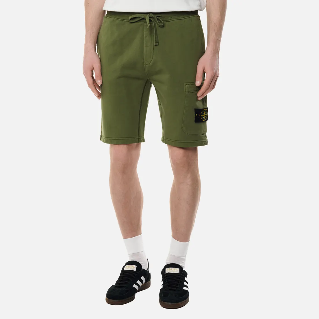 Stone Island Мужские шорты Bermuda Garment Dyed Cotton Fleece
