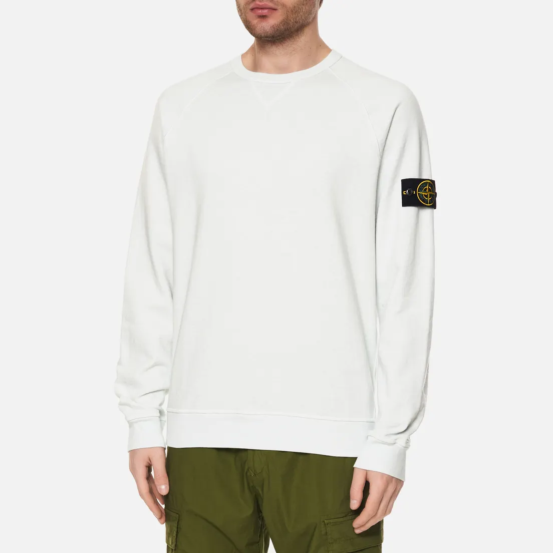Stone Island Мужская толстовка Classic Crew Neck Garment Dyed OLD