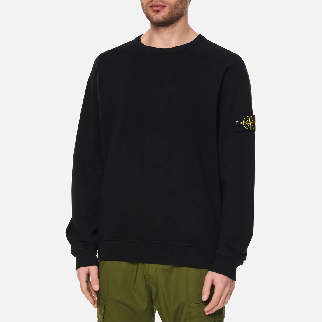Stone Island Мужская толстовка Classic Crew Neck Garment Dyed OLD
