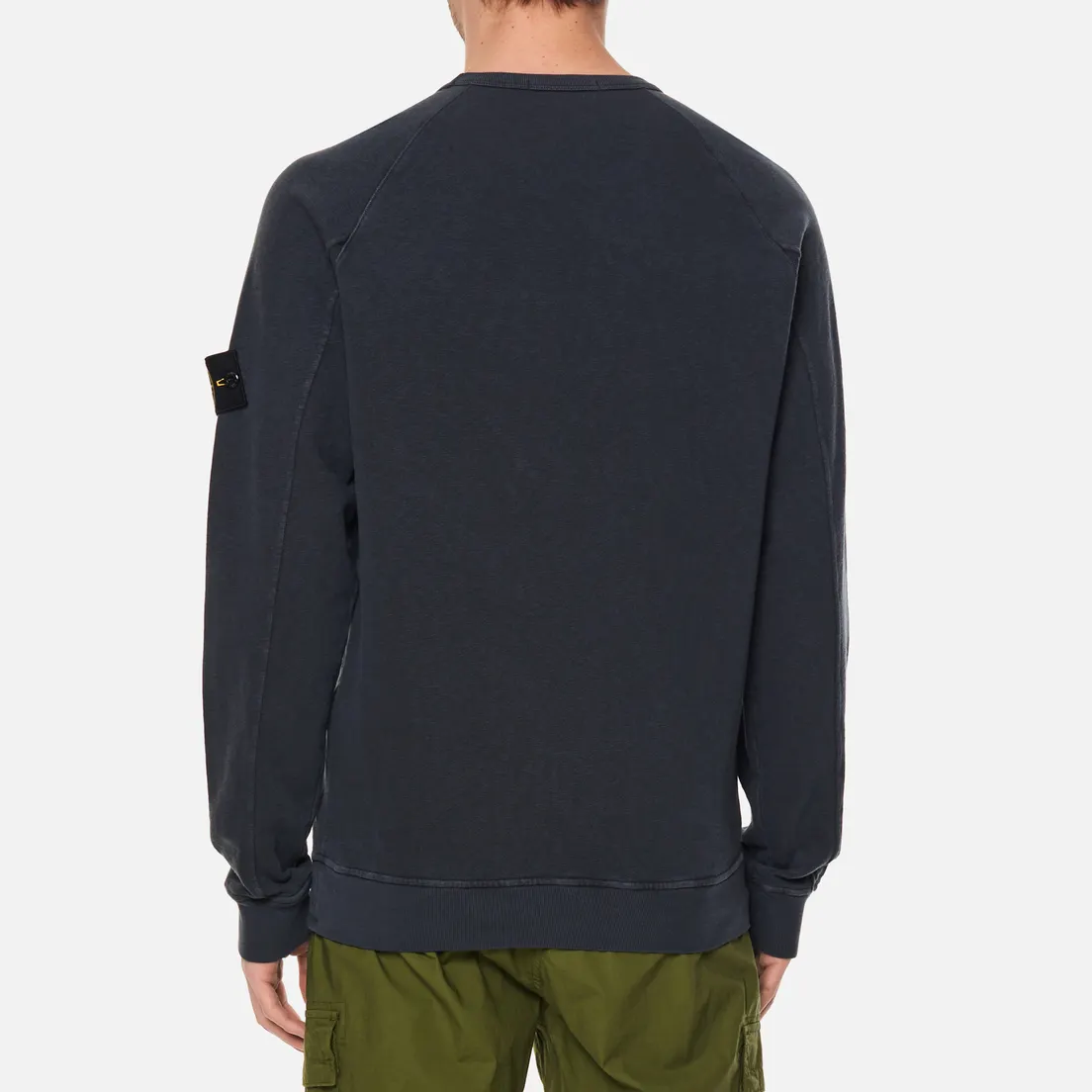 Stone Island Мужская толстовка Classic Crew Neck Garment Dyed OLD
