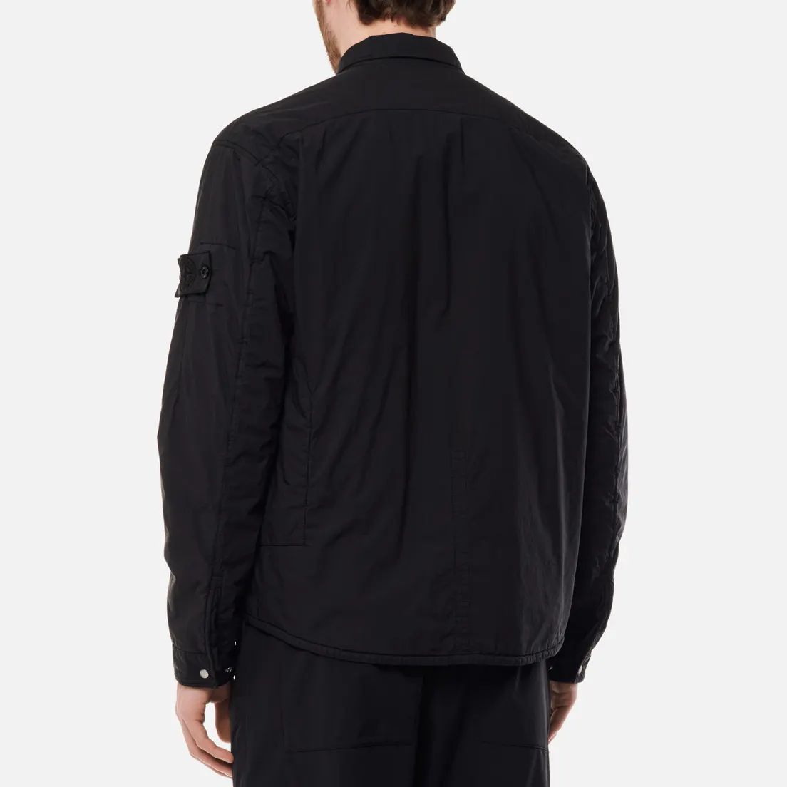 Stone Island Shadow Project Мужская рубашка Padded Overshirt Chapter 1 HD Pelle OVO Cotton-TC