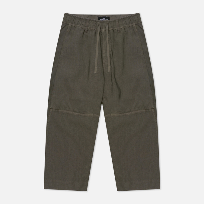 Мужские брюки Stone Island Shadow Project, цвет оливковый, размер 50