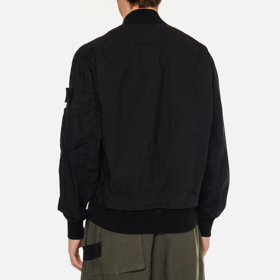 Stone Island Shadow Project Мужская куртка бомбер HD Pelle Ovo Cotton-TC Chapter 1