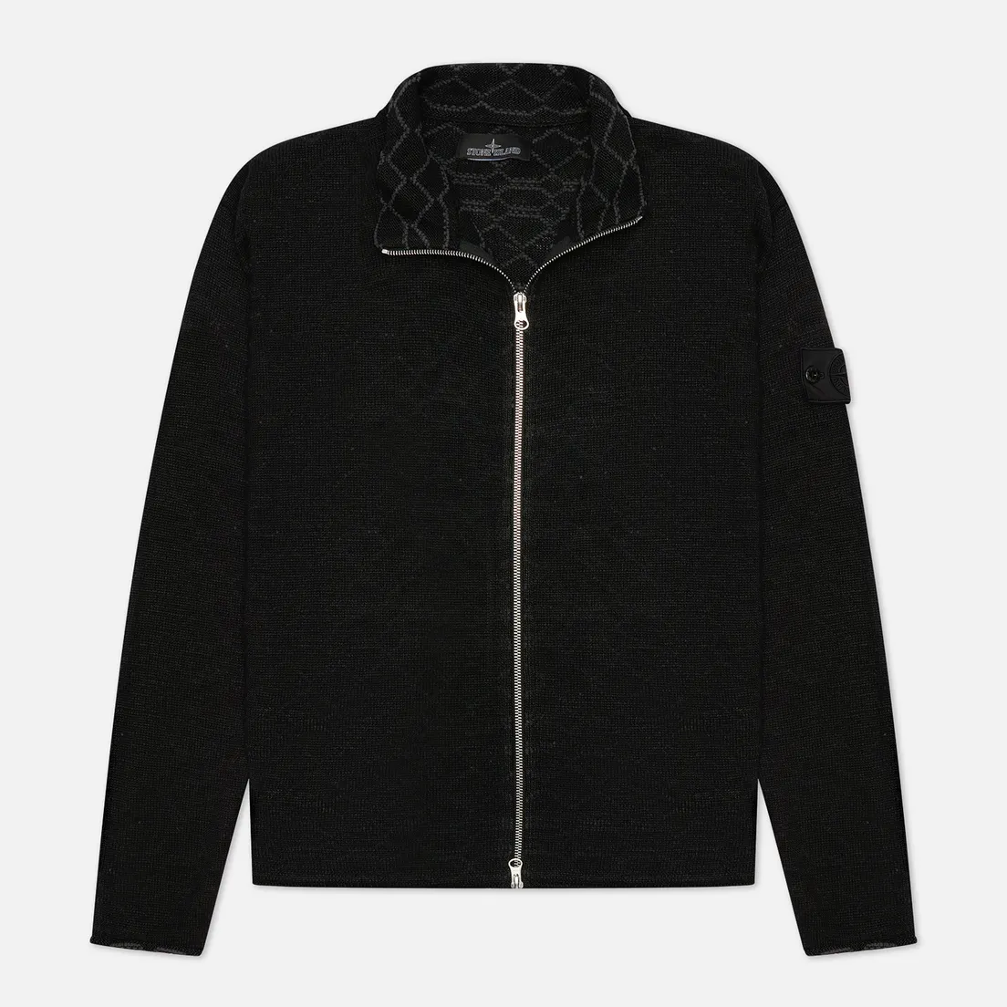 Stone Island Shadow Project Мужской свитер Full Zip Mock Neck Chapter 1