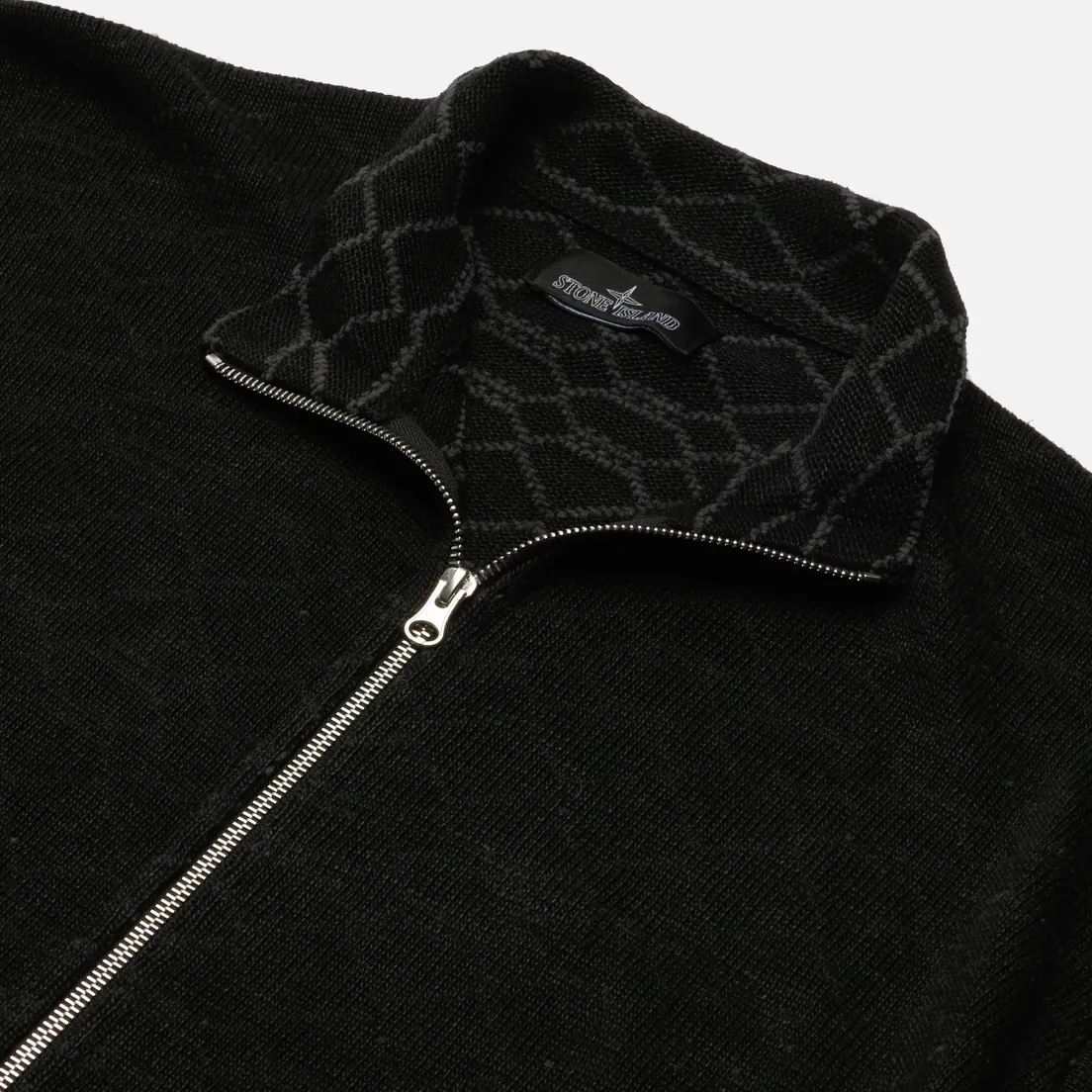 Stone Island Shadow Project Мужской свитер Full Zip Mock Neck Chapter 1