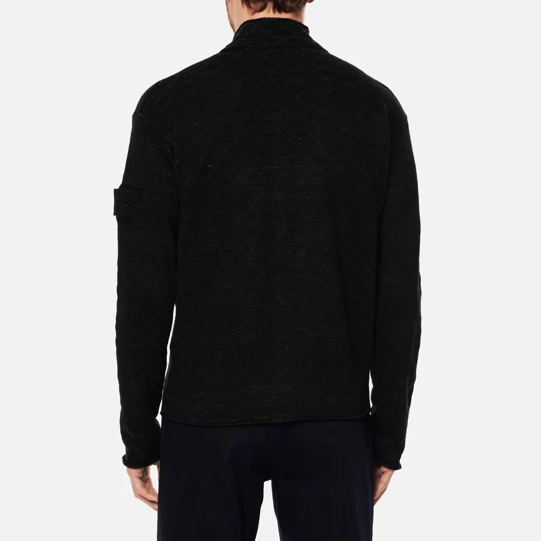 Stone Island Shadow Project Мужской свитер Full Zip Mock Neck Chapter 1