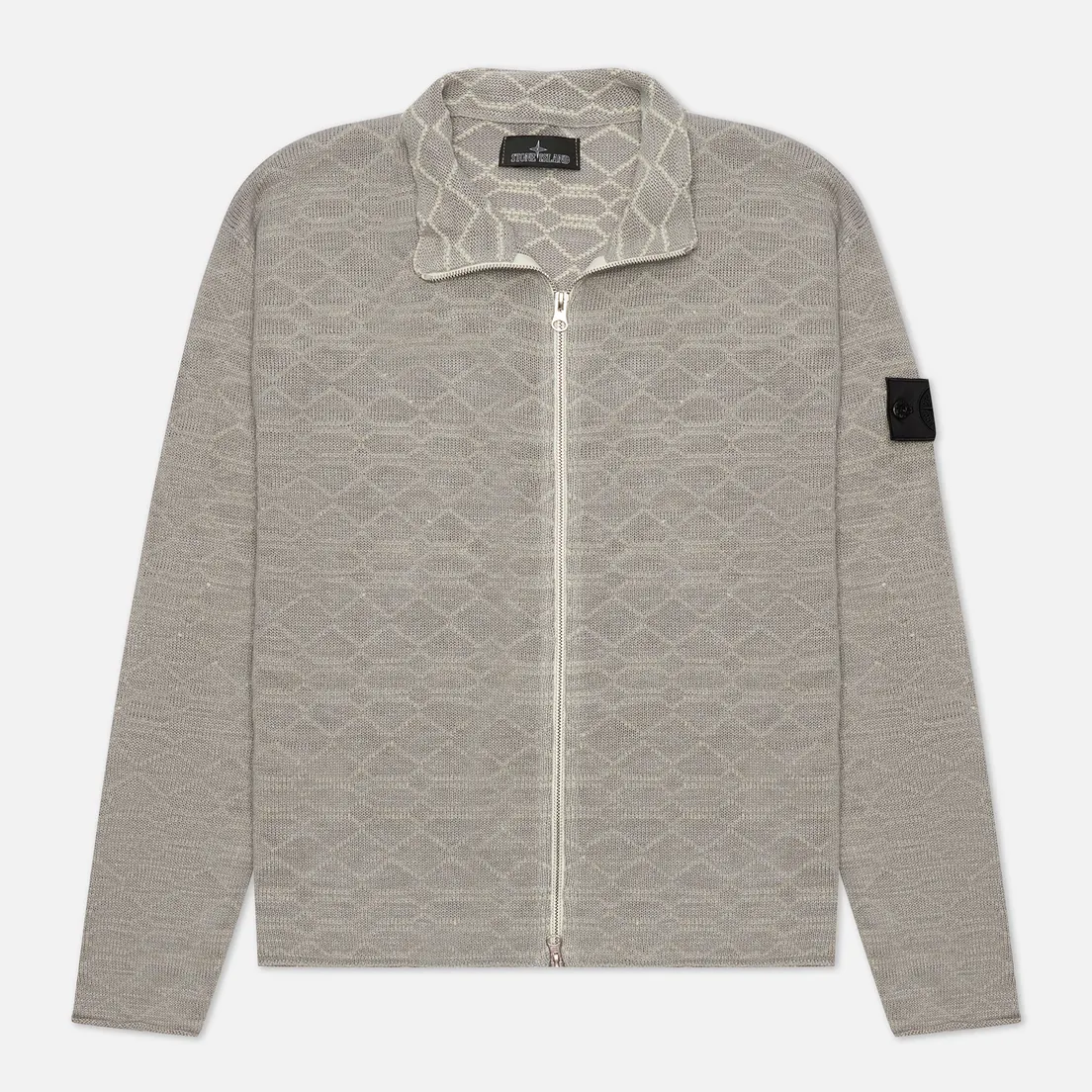 Stone Island Shadow Project Мужской свитер Full Zip Mock Neck Chapter 1