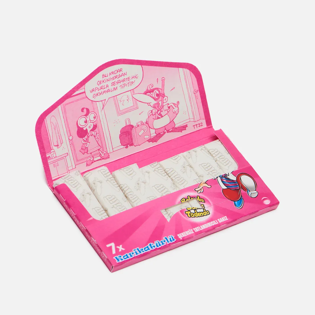 TipiTip Жевательная резинка Retro Pink Vanilla And Light Mint 7-pcs