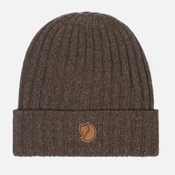 Шапка Fjallraven Byron Wool, цвет оливковый