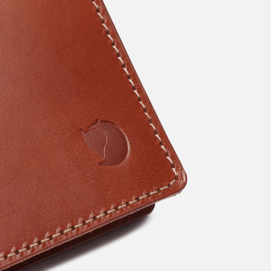 Держатель для карточек Fjallraven Ovik Large Leather Cognac