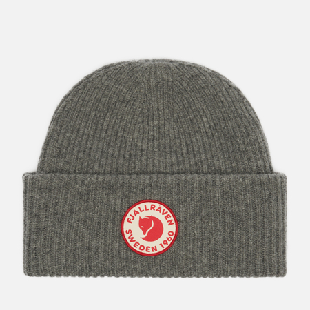 Шапка Fjallraven 1960 Logo, цвет серый