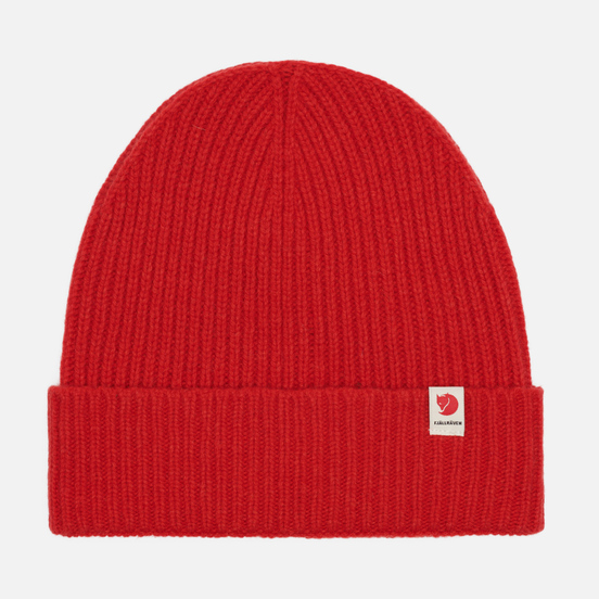 Шапка Fjallraven Logo Tab True Red