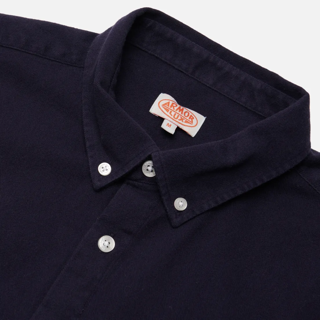 Armor-Lux Мужская рубашка Flanel Plain Straight Fit