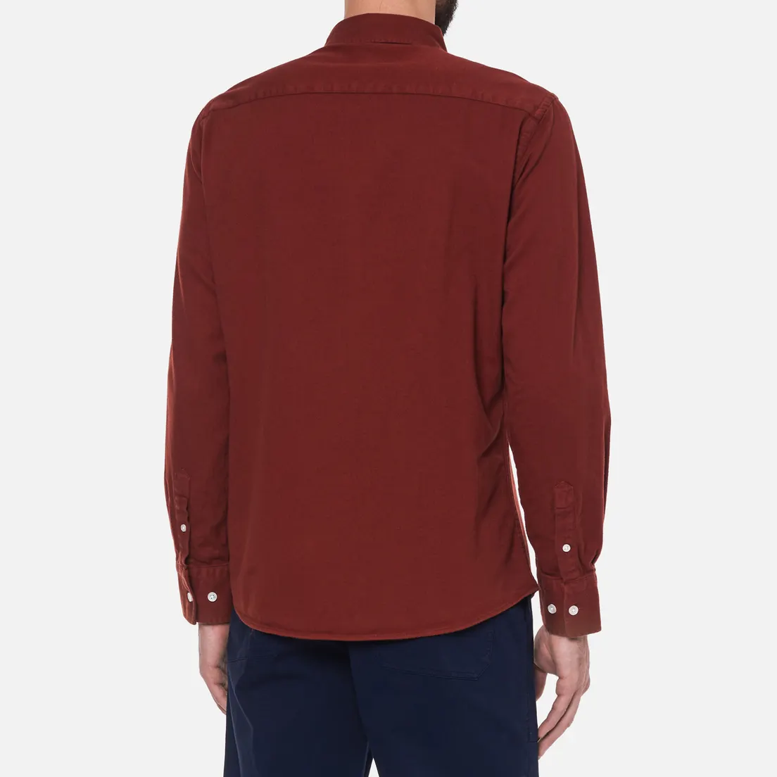 Armor-Lux Мужская рубашка Flanel Plain Straight Fit