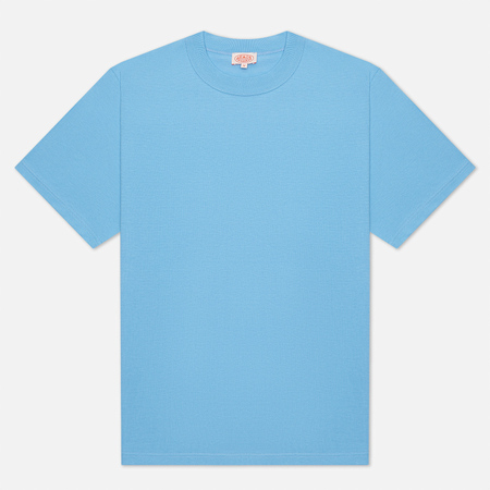 Мужская футболка Armor-Lux Heritage Plain Color, цвет голубой, размер XL