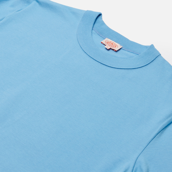 Мужская футболка Armor-Lux Heritage Plain Color Light Blue