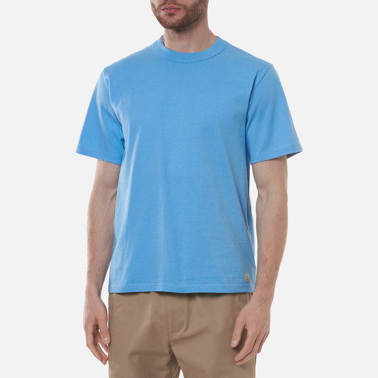 Мужская футболка Armor-Lux Heritage Plain Color Light Blue