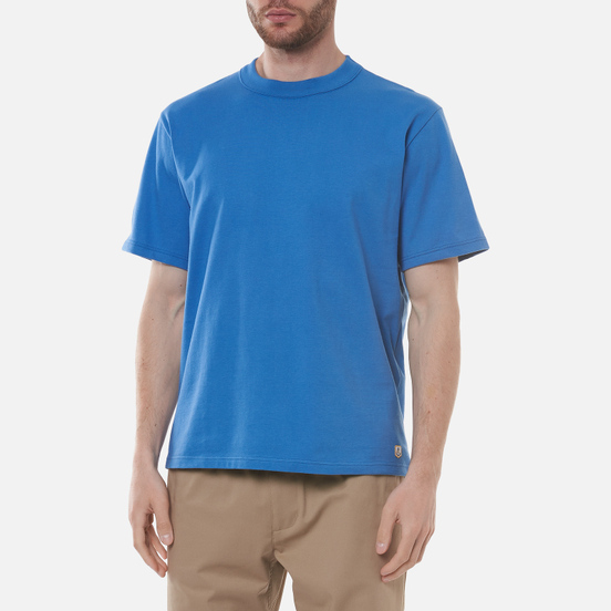 Мужская футболка Armor-Lux Heritage Plain Color Ozero Blue
