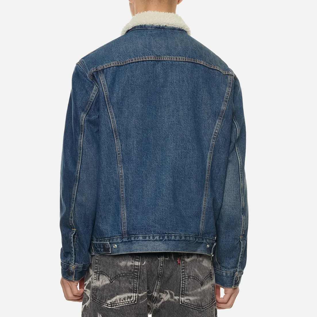 Levi's Мужская джинсовая куртка VTG Fit Sherpa