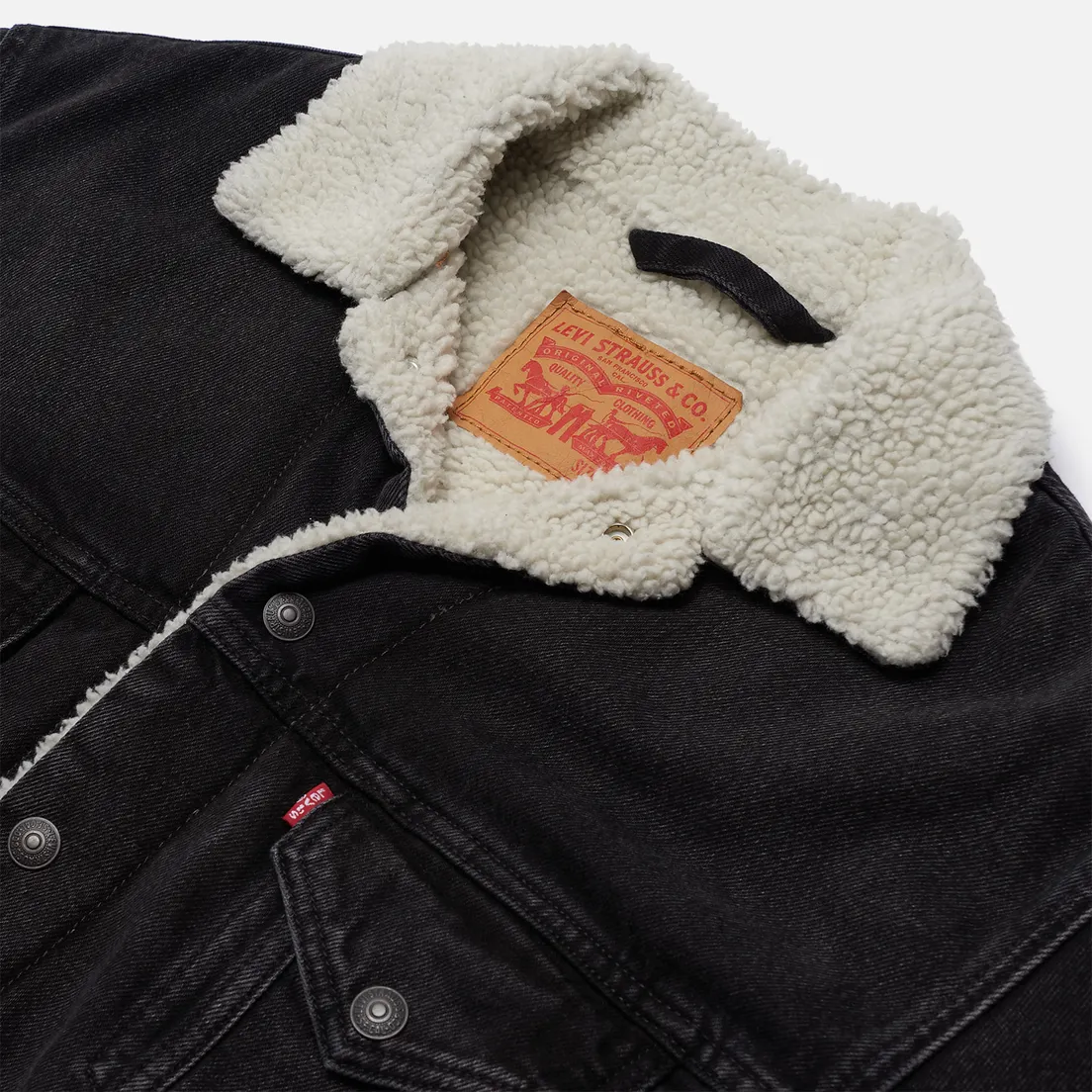 Levi's Мужская джинсовая куртка VTG Fit Sherpa