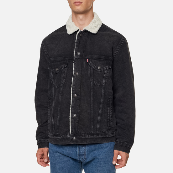 Мужская джинсовая куртка Levi's Vtg Fit Sherpa Midnight