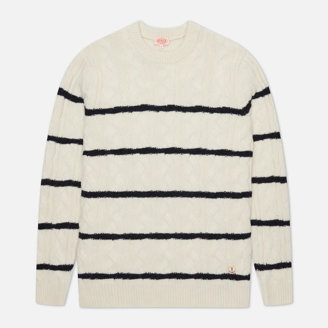 Armor-Lux Мужской свитер Heritage Striped Wool Crew Neck